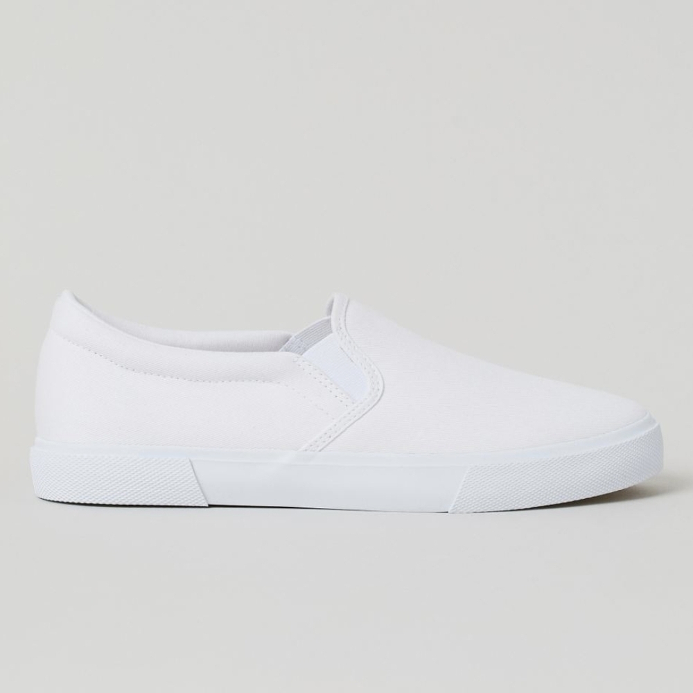 White Slip On Shoes